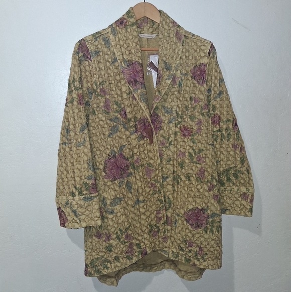 NWT SOFT SURROUNDINGS Floral Phoenicia Jacket - Picture 3 of 6